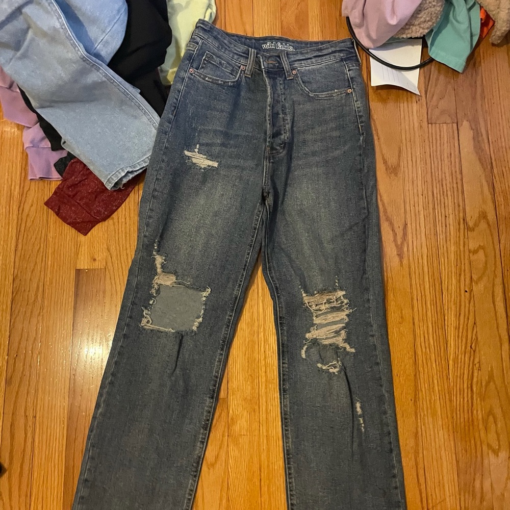 ripped jeans
